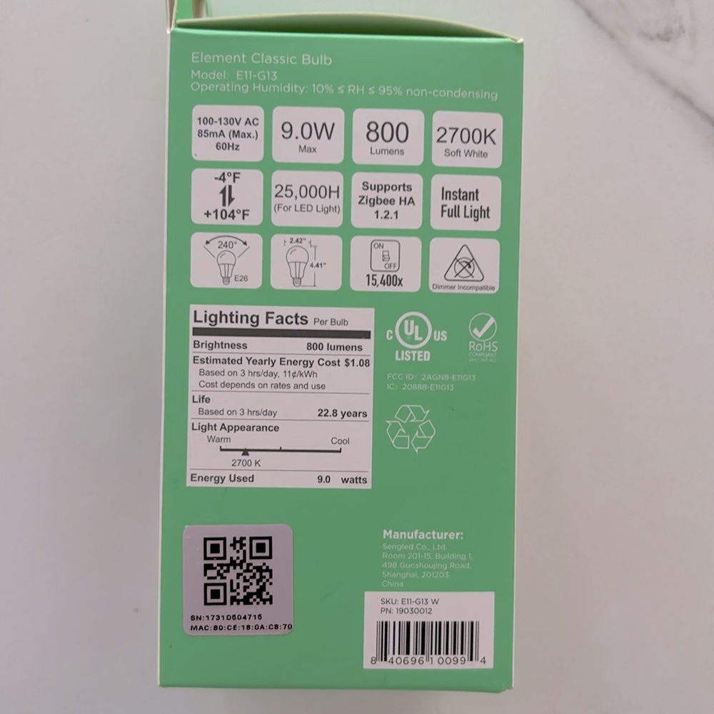 Sengled Programmable Smart Bulb - Picture 4 of 4